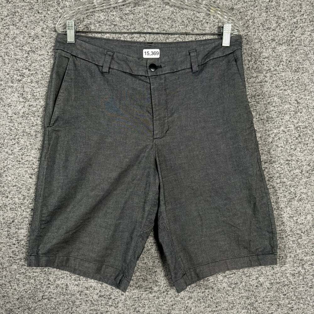 Lululemon Men’s Size 32 Gray Cotton 11" Summer Commission Shorts
